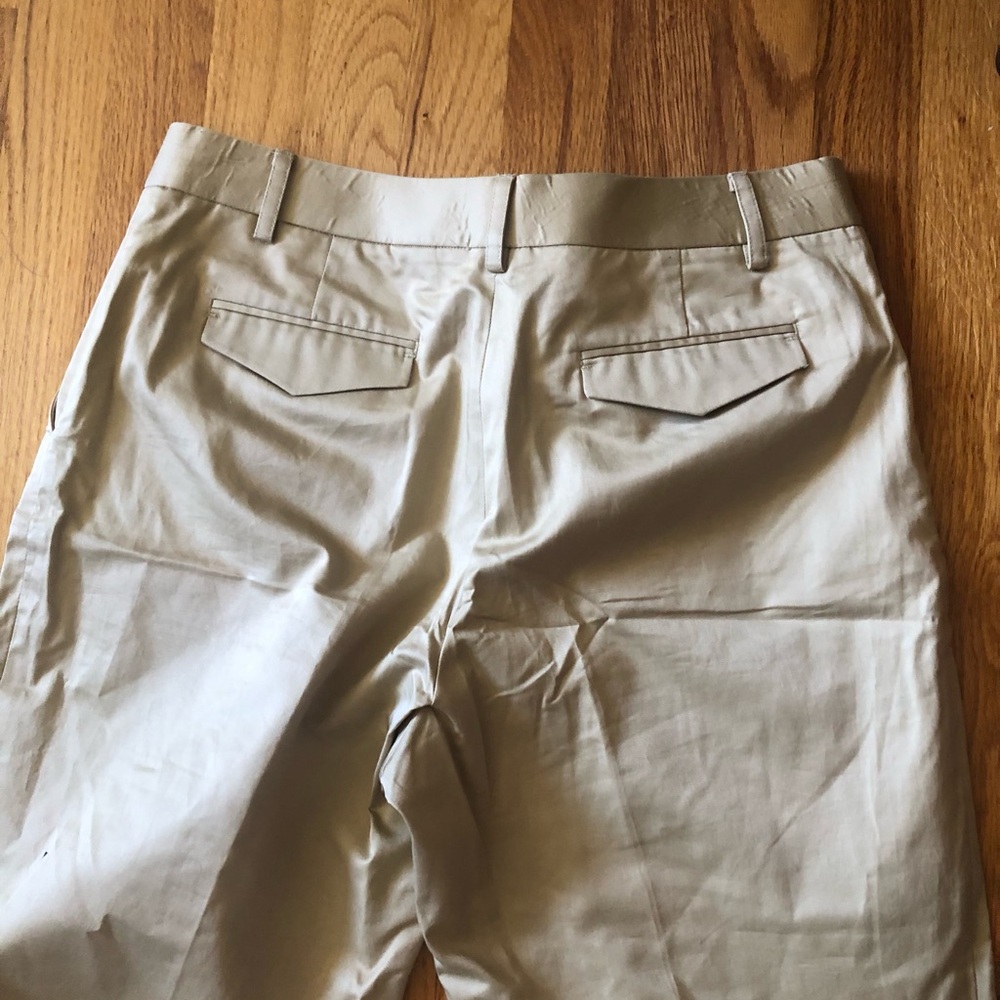 J. Crew Cotton wide leg khakis - Picture 3 of 4